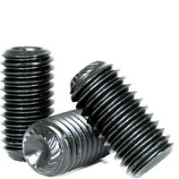 Knurled Cup Point Socket Set Screws, National Coarse & Fine