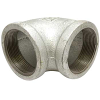 90 DEGREE ELBOW GALVANIZED STEEL PIPE