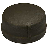 CAP  BLACK STEEL PIPE FITTING