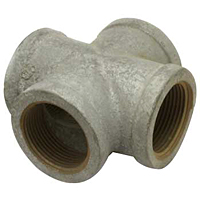CROSS GALVANIZED STEEL PIPE FITTING