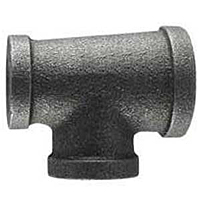 REDUCING TEE BLACK STEEL PIPE FITTING REDUCING TEE BLACK STEEL PIPE FITTING