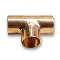 CCC Tees CxCxC, Copper Tube Fittings