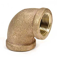 90° Elbows, Threaded Bronze Pipe Fittings 90° Elbows, Threaded Bronze Pipe Fittings