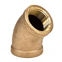 45° Elbows, Threaded Bronze Pipe Fittings 45° Elbows, Threaded Bronze Pipe Fittings