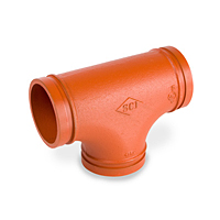 2260-tee-standard-radius-grooved-fitting-painted-65t 2260-tee-standard-radius-grooved-fitting-painted-65t