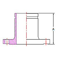 2268-grooved-x-flange-adapter-standard-radius-grooved-fitting-dimensions