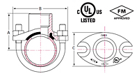 2310-strap-tee-threaded-dimensions