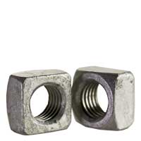 Square Nuts, Grade 2, National Coarse, Hot Dip Galvanized Square Nuts, Grade 2, National Coarse, Hot Dip Galvanized