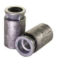 Machine Screw Anchors Zinc Alloy Cone Lead Sleeve Machine Screw Anchors Zinc Alloy Cone Lead Sleeve
