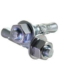 Wedge Anchors, Zinc Plated Steel (1/4 in-20), (3/8 in-16), (1/2 in-13), (5/8 in-11), (3/4 in-10), (7/8 in-9), (1 in-8), (1 1/4 in-7) Wedge Anchors, Zinc Plated Steel (1/4 in-20), (3/8 in-16), (1/2 in-13), (5/8 in-11), (3/4 in-10), (7/8 in-9), (1 in-8), (1 1/4 in-7)