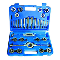 3048-TAP-AND-DIE-SET-30-PC-1-4-THRU-3-4-NC-NF-PLASTIC-CASE 3048-TAP-AND-DIE-SET-30-PC-1-4-THRU-3-4-NC-NF-PLASTIC-CASE