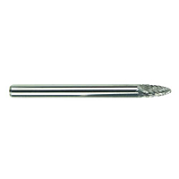 3085-CARBIDE-BURR-DOUBLE-CUT-1-8-SHANK-SF-41-TREE-W-RADIUS