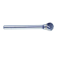 3098-CARBIDE-BURR-DOUBLE-CUT-1-8-STEEL-SHANK-SD-51-BALL