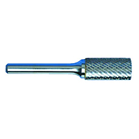 3106-CARBIDE-BURR-DOUBLE-CUT-1-4-SHANK-CYLINDRICAL-SHAPE