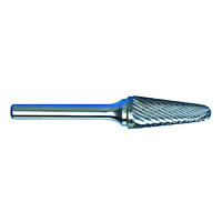 3114-CARBIDE-BURR-1-4-SHANK-TAPERED-SHAPE-RADIUS-END-14-INC-ANGLE 3114-CARBIDE-BURR-1-4-SHANK-TAPERED-SHAPE-RADIUS-END-14-INC-ANGLE