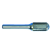 3128-CARBIDE-BURRS-6-LONG-1-4-STEEL-SHANK-SINGLE-CUT-CYLINDRICAL-SHAPE-RADIUS-END 3128-CARBIDE-BURRS-6-LONG-1-4-STEEL-SHANK-SINGLE-CUT-CYLINDRICAL-SHAPE-RADIUS-END