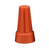 4027-TWIST-ON-WIRE-CONNECTOR-SPRING-LOADED-ORANGE