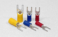 4045-CRIMP-TERMINAL-VINYL-BLOCK-SPADES-NON-FLANGED 4045-CRIMP-TERMINAL-VINYL-BLOCK-SPADES-NON-FLANGED