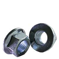Hex Flange Nuts, Class 8, Metric Coarse, Zinc Plated Steel Hex Flange Nuts, Class 8, Metric Coarse, Zinc Plated Steel