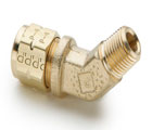 6081-PARKER-VIBRA-LOK-BRASS-FITTINGS-45-ELBOW-179VL