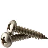 18-8 Stainless Steel Phillips Pan Head, Self-Tapping Screws