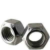 Hex Metal Cone Lock Nuts, Grade C, National Coarse & Fine, Zinc Plated Steel Hex Metal Cone Lock Nuts, Grade C, National Coarse & Fine, Zinc Plated Steel