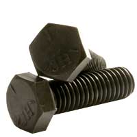 Hex Head Cap Screws, Grade 5, National Coarse & Fine, Plain Steel