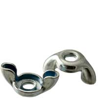 Wing Nuts (Cold Forged & Stamped), Zinc Plated Steel Wing Nuts (Cold Forged & Stamped), Zinc Plated Steel