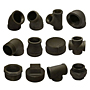 GROUP BLACK STEEL PIPE FITTINGS