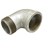 90 DEGREE STREET ELBOW GALVANIZED STEEL PIPE FITTING