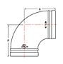 2250-90-elbow-standard-radius-grooved-fitting-dimensions