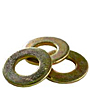 256-SAE-FLAT-WASHER-ZINC-YELLOW