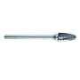 3100-CARBIDE-BURR-DOUBLE-CUT-1-8-STEEL-SHANK-SF-51-TREE-W-RADIUS-END