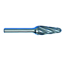 3124-CARBIDE-BURR-NON-FERROUS-1-4-SHANKS-TAPERED-SHAPE-RADIUS-END 3124-CARBIDE-BURR-NON-FERROUS-1-4-SHANKS-TAPERED-SHAPE-RADIUS-END