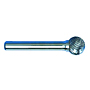 3129-CARBIDE-BURRS-6-LONG-1-4-STEEL-SHANK-SINGLE-CUT-BALL-SHAPE 3129-CARBIDE-BURRS-6-LONG-1-4-STEEL-SHANK-SINGLE-CUT-BALL-SHAPE