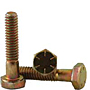 Hex Head Cap Screws, Grade 8, National Coarse & Fine, Yellow Zinc