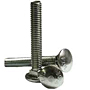 Carriage Bolts, Grade 2, National Coarse, Zinc Plated Steel (10 in-24), (1/4 in-20), (5/16 in-18), (3/8 in-16), (7/16 in-14), (1/2 in-13), (5/8 in-11), (3/4 in-10)