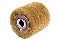 5143-brass-flap-wheel-drum-with-keyhole-arbor