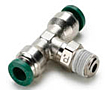 6179-PARKER-PRESTOLOK-BRASS-FITTINGS-MALE-BRANCH-TEE-SWIVEL-W172PLP