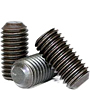 Flat Point Socket Set Screws, Black Oxide, Metric Coarse (M2-0.40), (M2.5-0.45), (M3-0.50), (M4-0.70), (M5-0.80), (M6-1.00), (M8-1.25), (M10-1.50), (M12-1.75), (M14-2.00), (M16-2.00) Flat Point Socket Set Screws, Black Oxide, Metric Coarse (M2-0.40), (M2.5-0.45), (M3-0.50), (M4-0.70), (M5-0.80), (M6-1.00), (M8-1.25), (M10-1.50), (M12-1.75), (M14-2.00), (M16-2.00)