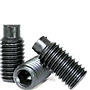 Dog Point Socket Set Screws, Black Oxide, Metric Coarse (M3-0.50), (M4-0.70), (M5-0.80), (M6-1.00), (M8-1.25), (M10-1.50), (M12-1.75), (M14-2.00), (M16-2.00), (M20-2.50), (M24-3.00)