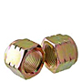 Nylon Insert Lock Nuts, Grade C, National Coarse & Fine, Yellow Zinc